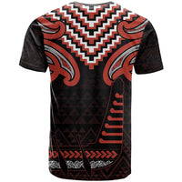 Maori Waitangi T Shirt Kotahitanga Poutama Mix Whakairo - Polynesian Pride