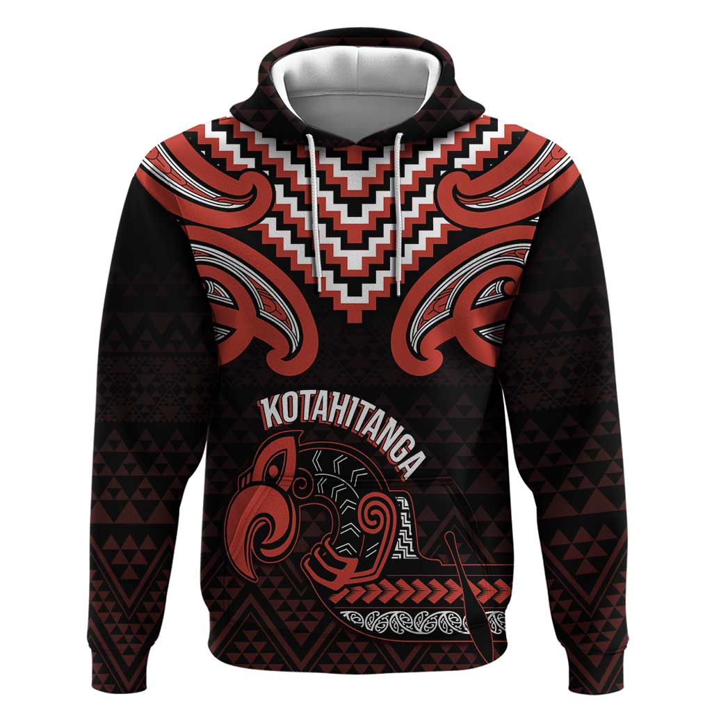 Maori Waitangi Zip Hoodie Kotahitanga Poutama Mix Whakairo - Polynesian Pride