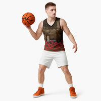 Australia - New Zealand ANZAC Lone Pine Basketball Jersey The Last Post