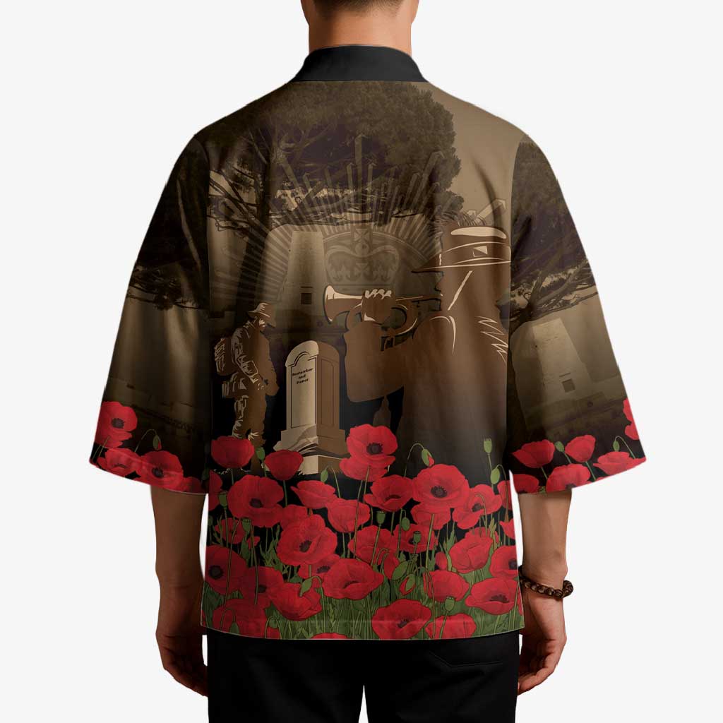 Australia - New Zealand ANZAC Lone Pine Kimono The Last Post