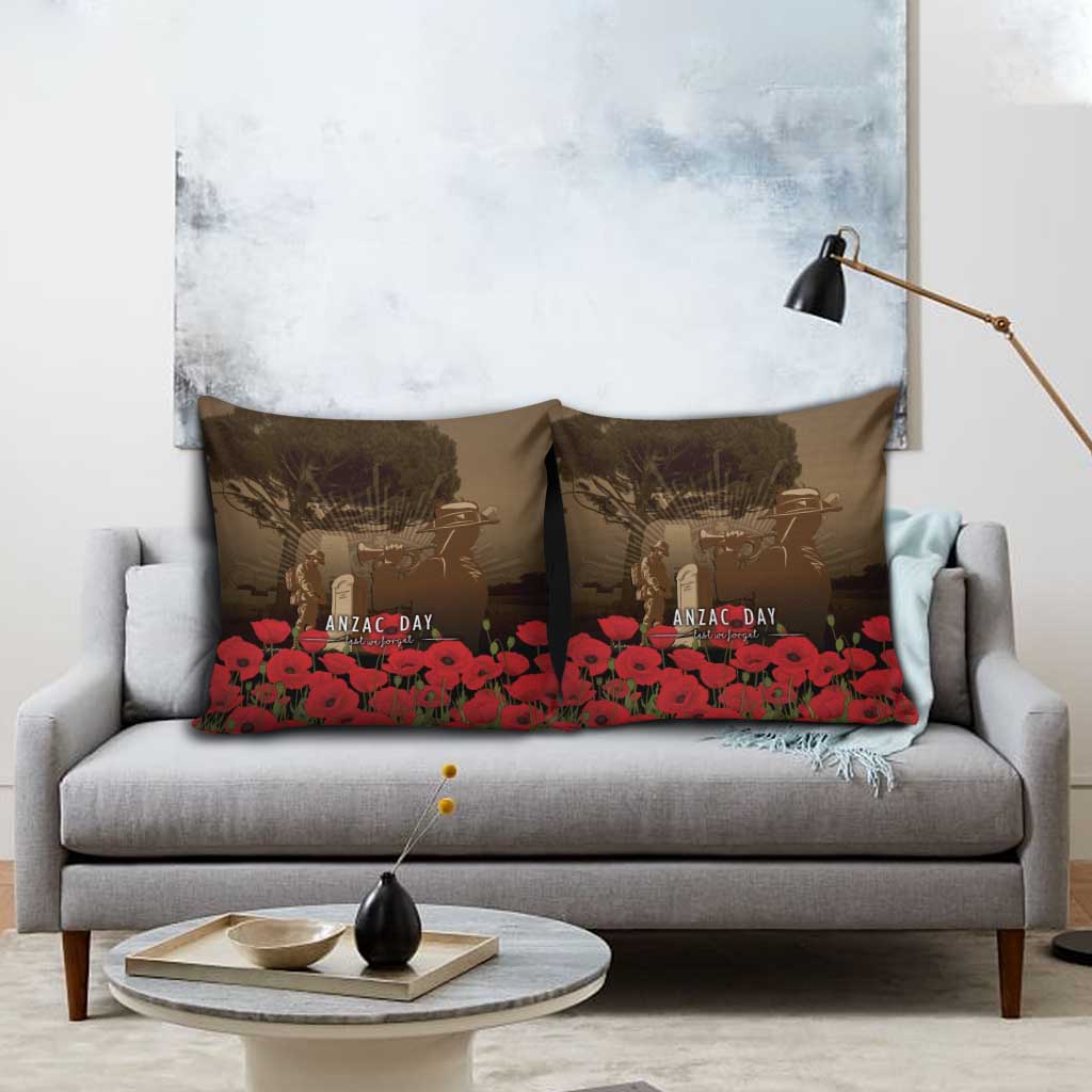 Australia - New Zealand ANZAC Lone Pine Pillow Cover The Last Post LT7 - Polynesian Pride