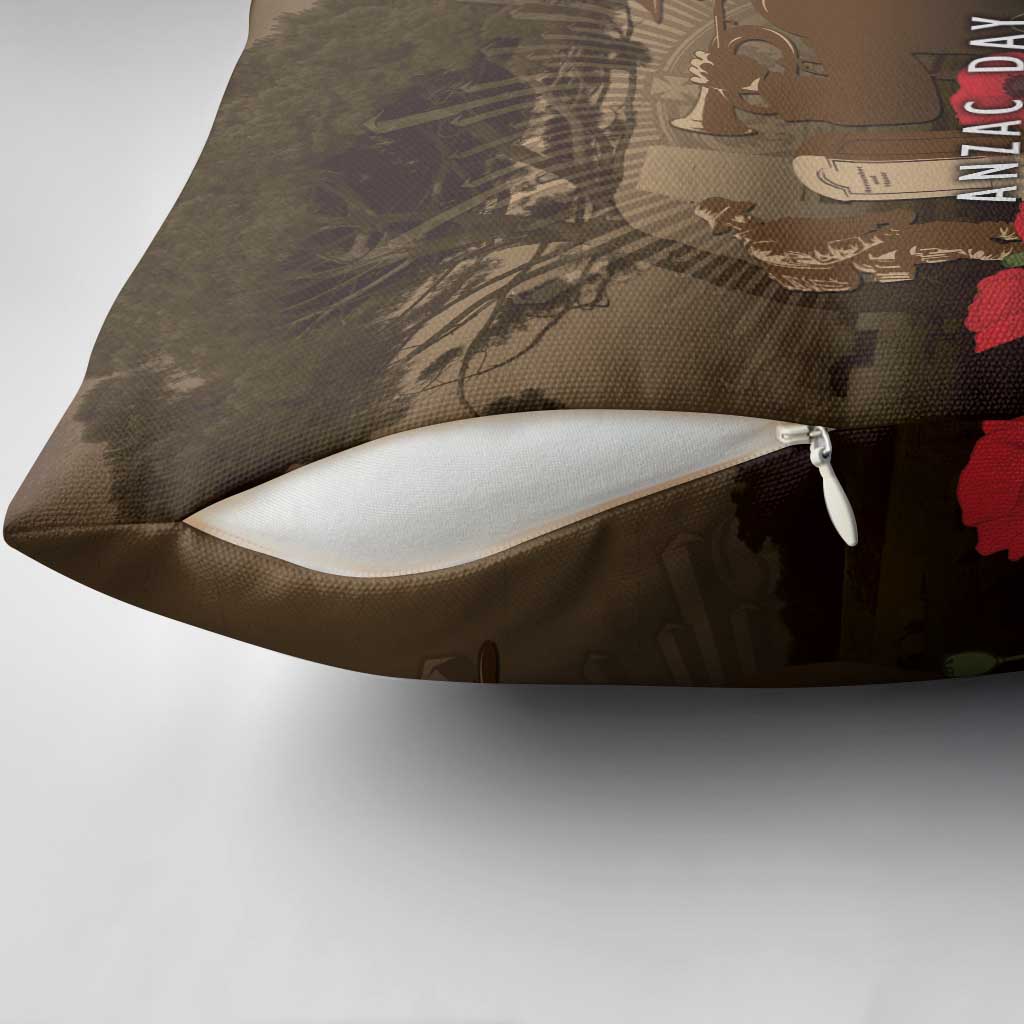 Australia - New Zealand ANZAC Lone Pine Pillow Cover The Last Post LT7 - Polynesian Pride