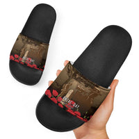 Australia - New Zealand ANZAC Lone Pine Slide Sandals The Last Post LT7 - Polynesian Pride
