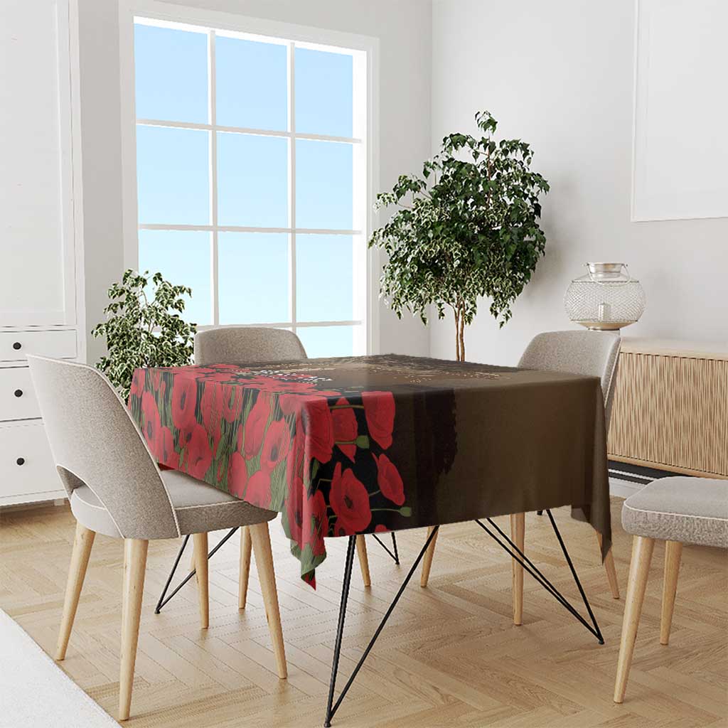 Australia - New Zealand ANZAC Lone Pine Tablecloth The Last Post