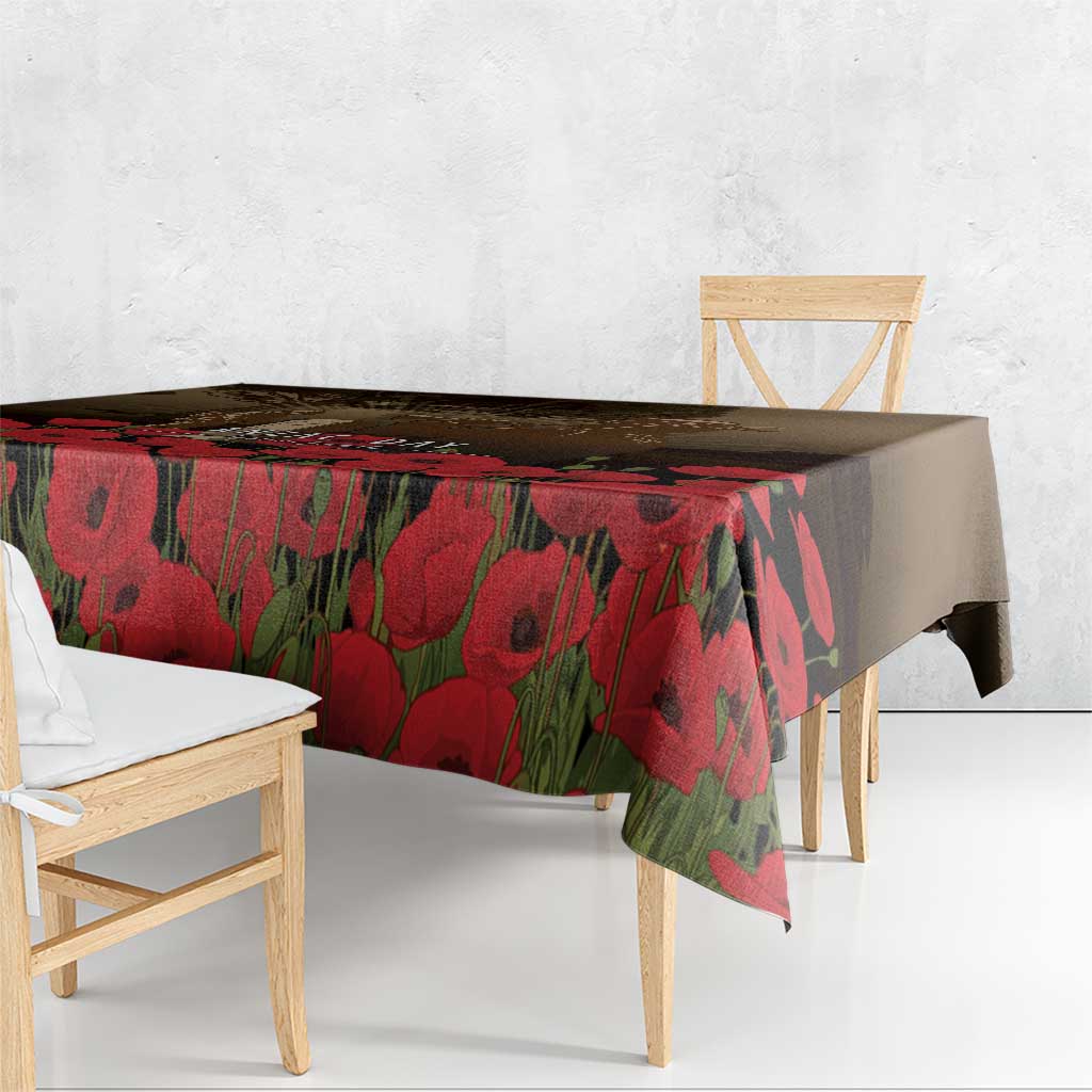 Australia - New Zealand ANZAC Lone Pine Tablecloth The Last Post