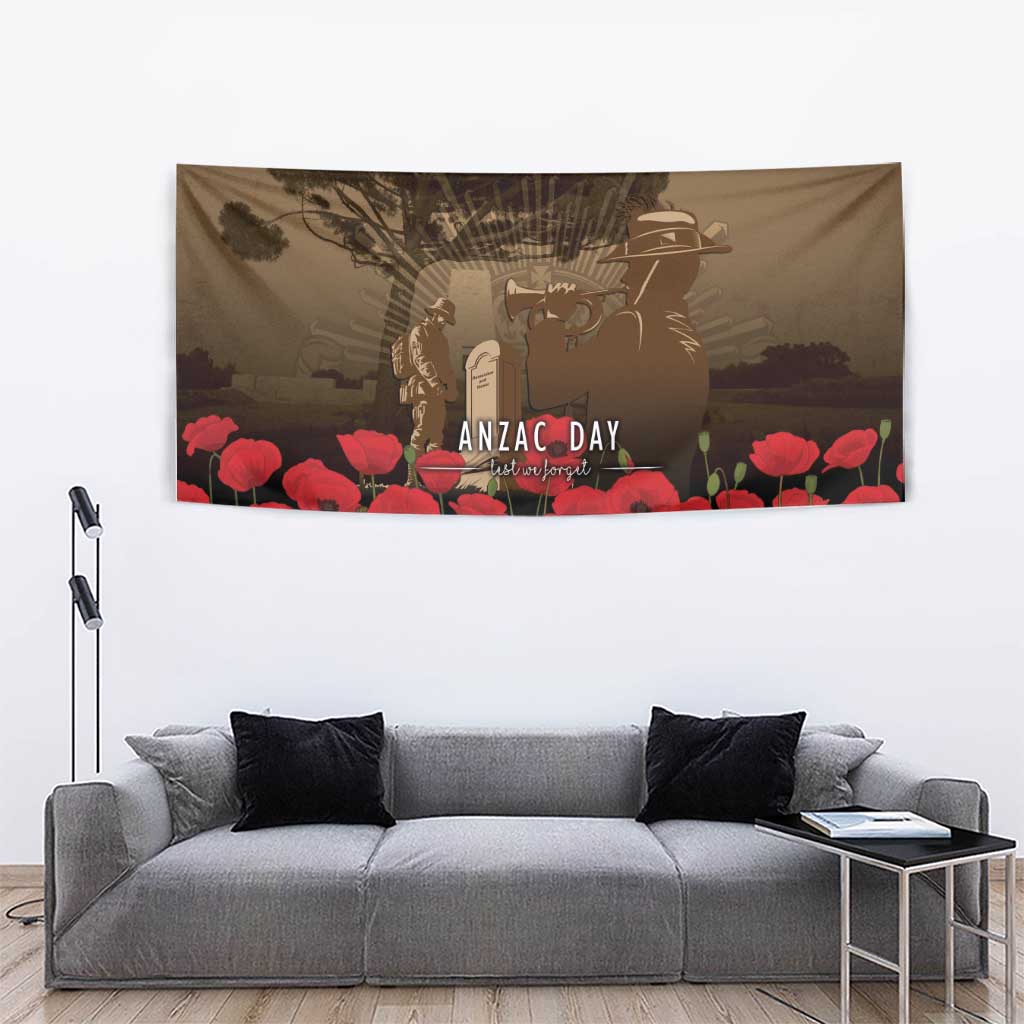Australia - New Zealand ANZAC Lone Pine Tapestry The Last Post LT7 - Polynesian Pride