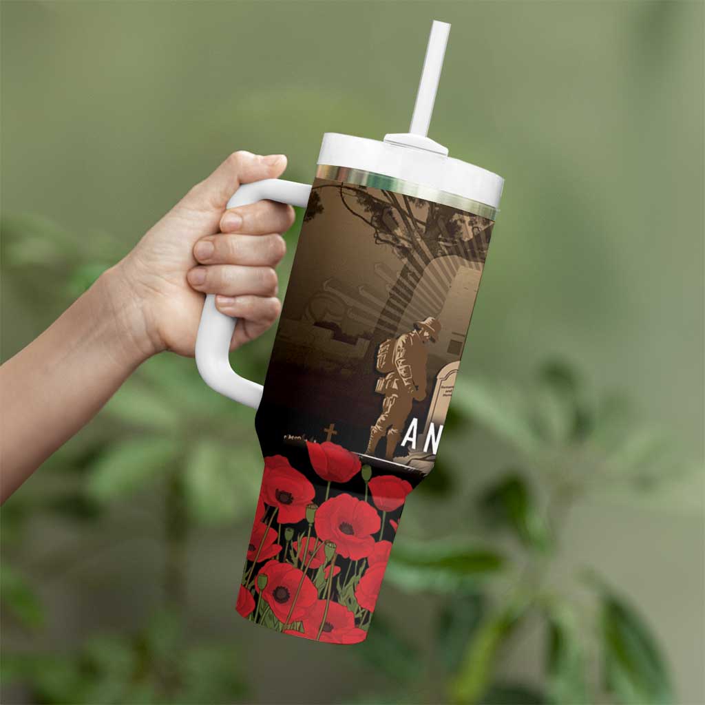 Australia - New Zealand ANZAC Lone Pine Tumbler With Handle The Last Post LT7 - Polynesian Pride