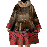 Australia - New Zealand ANZAC Lone Pine Wearable Blanket Hoodie The Last Post LT7 - Polynesian Pride