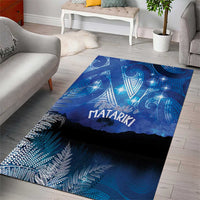 NZ Maori Matariki Scenery Area Rug Galaxy Sky