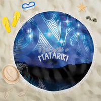 NZ Maori Matariki Scenery Beach Blanket Galaxy Sky