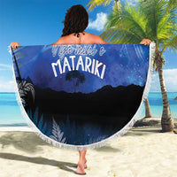 NZ Maori Matariki Scenery Beach Blanket Galaxy Sky