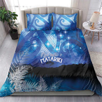 NZ Maori Matariki Scenery Bedding Set Galaxy Sky