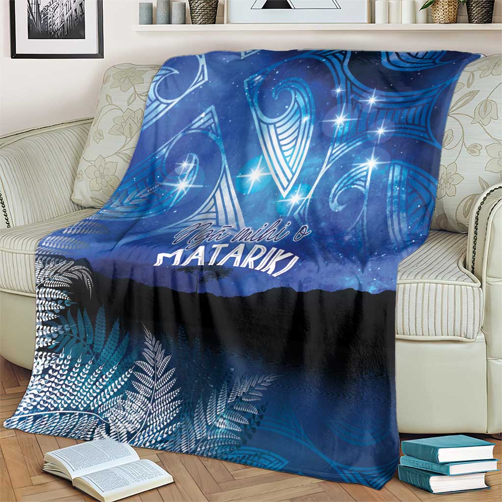 NZ Maori Matariki Scenery Blanket Galaxy Sky LT7 - Polynesian Pride
