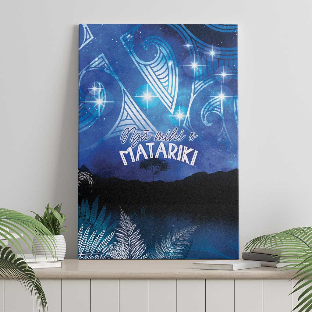 NZ Maori Matariki Scenery Canvas Wall Art Galaxy Sky
