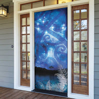 NZ Maori Matariki Scenery Door Cover Galaxy Sky
