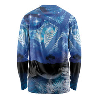 NZ Maori Matariki Scenery Long Sleeve Shirt Galaxy Sky