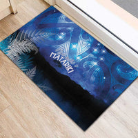 NZ Maori Matariki Scenery Rubber Doormat Galaxy Sky