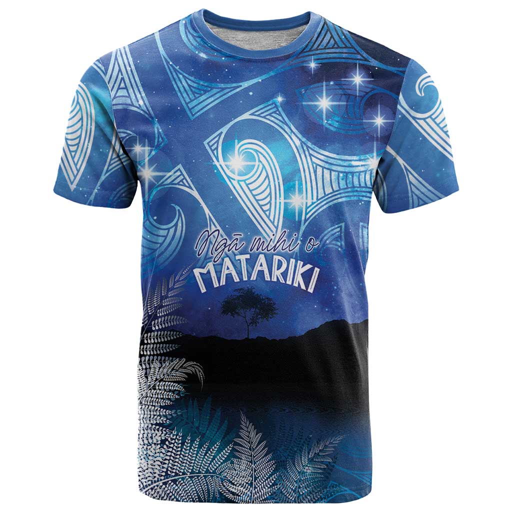 NZ Maori Matariki Scenery T Shirt Galaxy Sky LT7 Galaxy - Polynesian Pride
