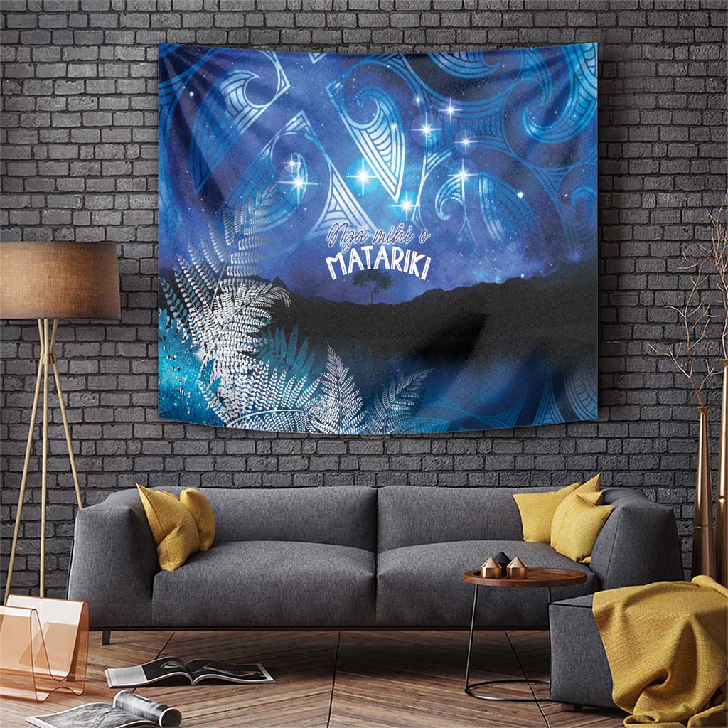 NZ Maori Matariki Scenery Tapestry Galaxy Sky LT7 Galaxy - Polynesian Pride
