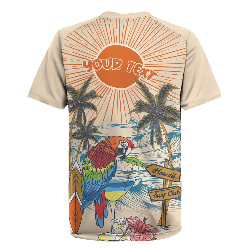 Personalized Christmas In July - Hawaii Retro Rugby Jersey Lost In Parrot-dise LT7 - Polynesian Pride