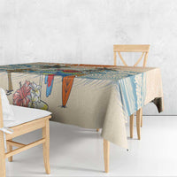 Christmas In July - Hawaii Retro Tablecloth Lost In Parrot-dise LT7 - Polynesian Pride