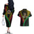 Personalised Vanuatu Couples Matching Off The Shoulder Long Sleeve Dress and Hawaiian Shirt 43rd Hapi Indipendens Long LT7 - Polynesian Pride