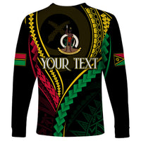 Personalised Vanuatu Long Sleeve Shirt 44th Hapi Indipendens Long LT7 - Polynesian Pride