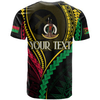 Personalised Vanuatu T Shirt 44th Hapi Indipendens Long LT7 - Polynesian Pride