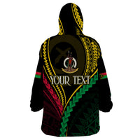 Personalised Vanuatu Wearable Blanket Hoodie 44th Hapi Indipendens Long LT7 - Polynesian Pride