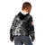 Fiji Rugby Personalised Bula Masi Kid Hoodie Fish Tail Kaivity Cibi - Black