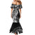 Fiji Rugby Personalised Bula Masi Mermaid Dress Fish Tail Kaivity Cibi - Black