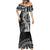 Fiji Rugby Personalised Bula Masi Mermaid Dress Fish Tail Kaivity Cibi - Black