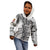 Fiji Rugby Personalised Bula Masi Kid Hoodie Fish Tail Kaivity Cibi - White