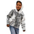 Fiji Rugby Personalised Bula Masi Kid Hoodie Fish Tail Kaivity Cibi - White