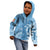 Fiji Rugby Personalised Bula Masi Kid Hoodie Fish Tail Kaivity Cibi - Turquoise