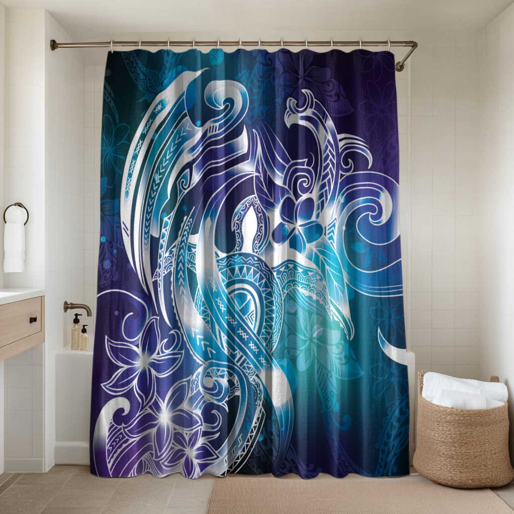 Aloha Hawaii Turtle Bathroom Set Teal Purple Ribbon - Polynesian Pride