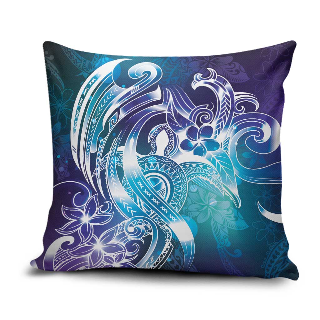 Aloha Hawaii Turtle Pillow Cover Teal Purple Ribbon LT7 Purple Teal - Polynesian Pride