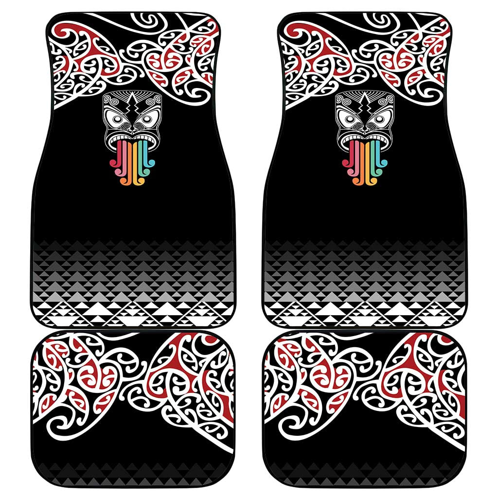 Kia Kaha Te Reo Maori Car Mats 50 Years Mo Ake Tonu Te Reo LT7 - Polynesian Pride