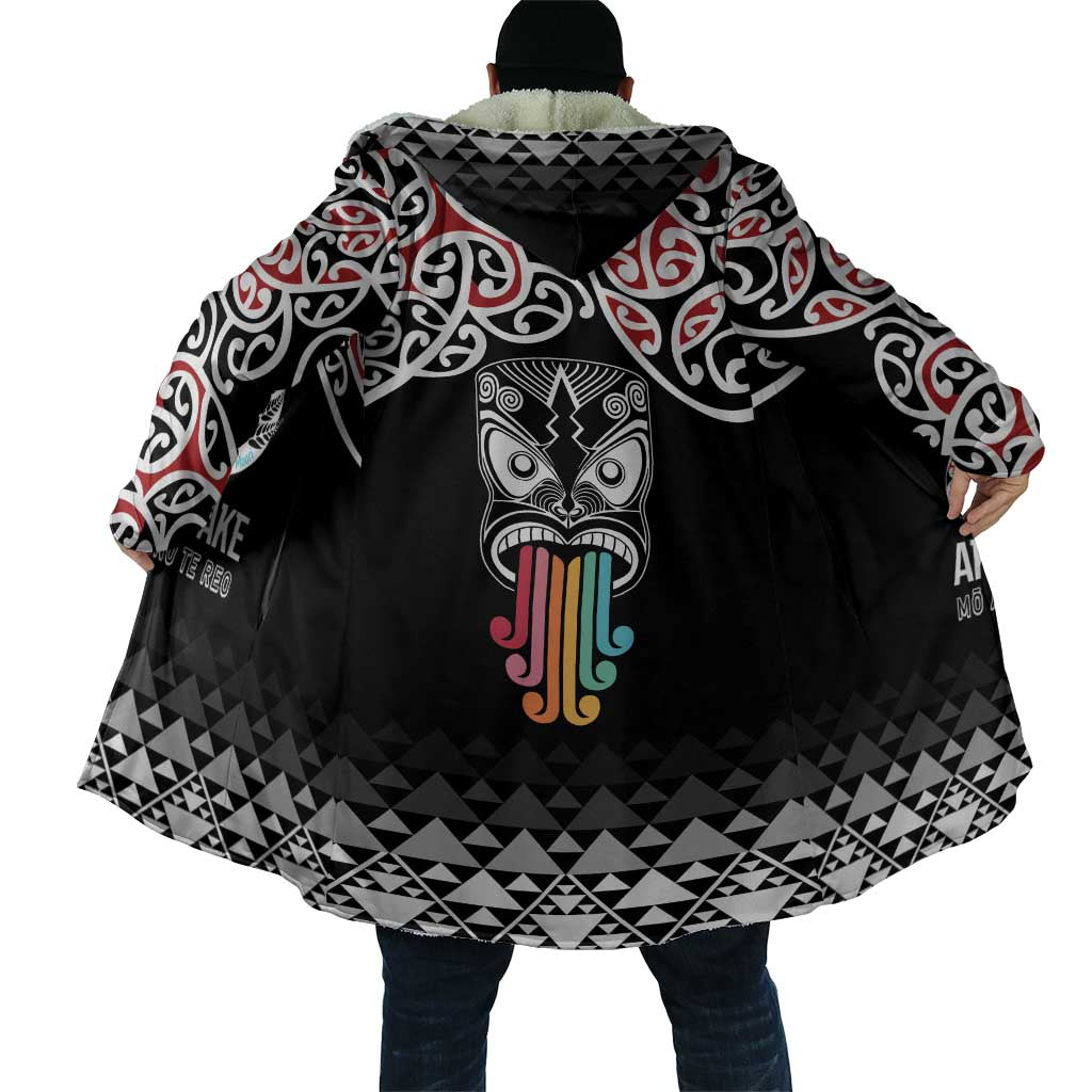 Kia Kaha Te Reo Maori Cloak 50 Years Mo Ake Tonu Te Reo - Polynesian Pride