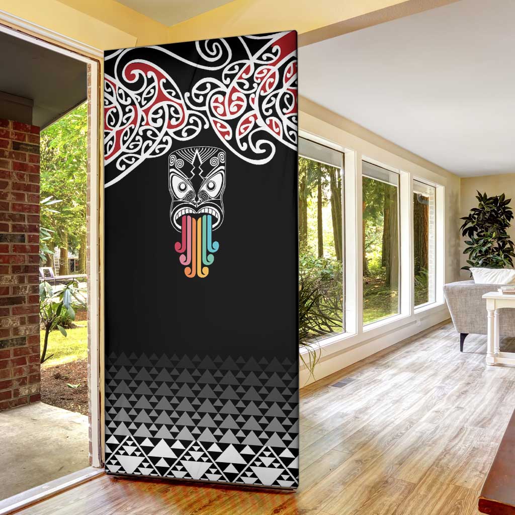 Kia Kaha Te Reo Maori Door Cover 50 Years Mo Ake Tonu Te Reo - Polynesian Pride