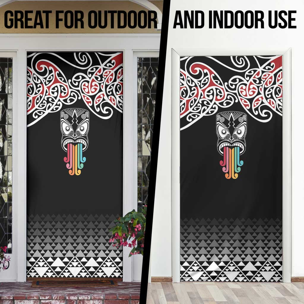 Kia Kaha Te Reo Maori Door Cover 50 Years Mo Ake Tonu Te Reo - Polynesian Pride