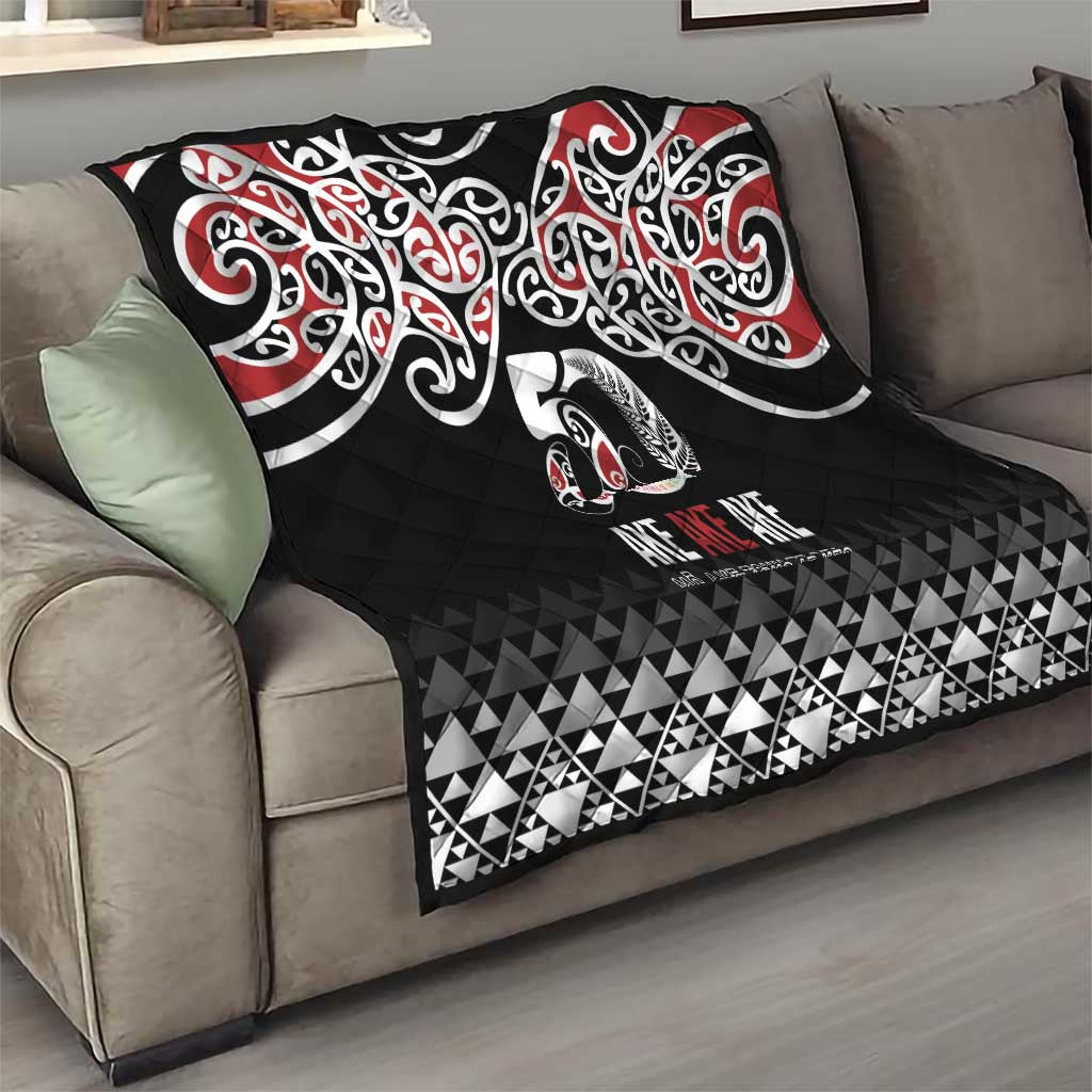 Kia Kaha Te Reo Maori Quilt 50 Years Mo Ake Tonu Te Reo - Polynesian Pride