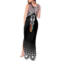 Kia Kaha Te Reo Maori Tank Maxi Dress 50 Years Mo Ake Tonu Te Reo - Polynesian Pride