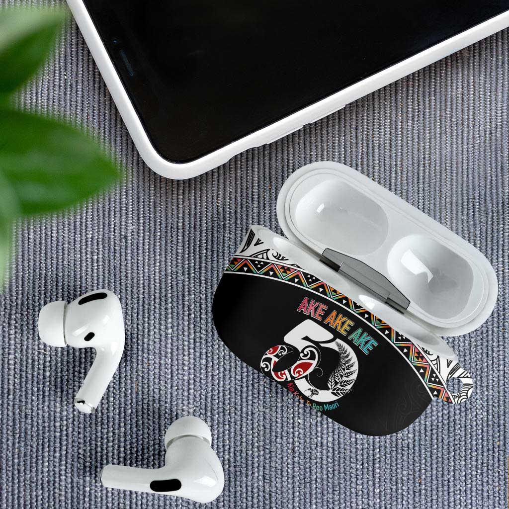 50 Years Kia Kaha Te Reo Maori AirPods Case Ake Ake Ake! - Polynesian Pride