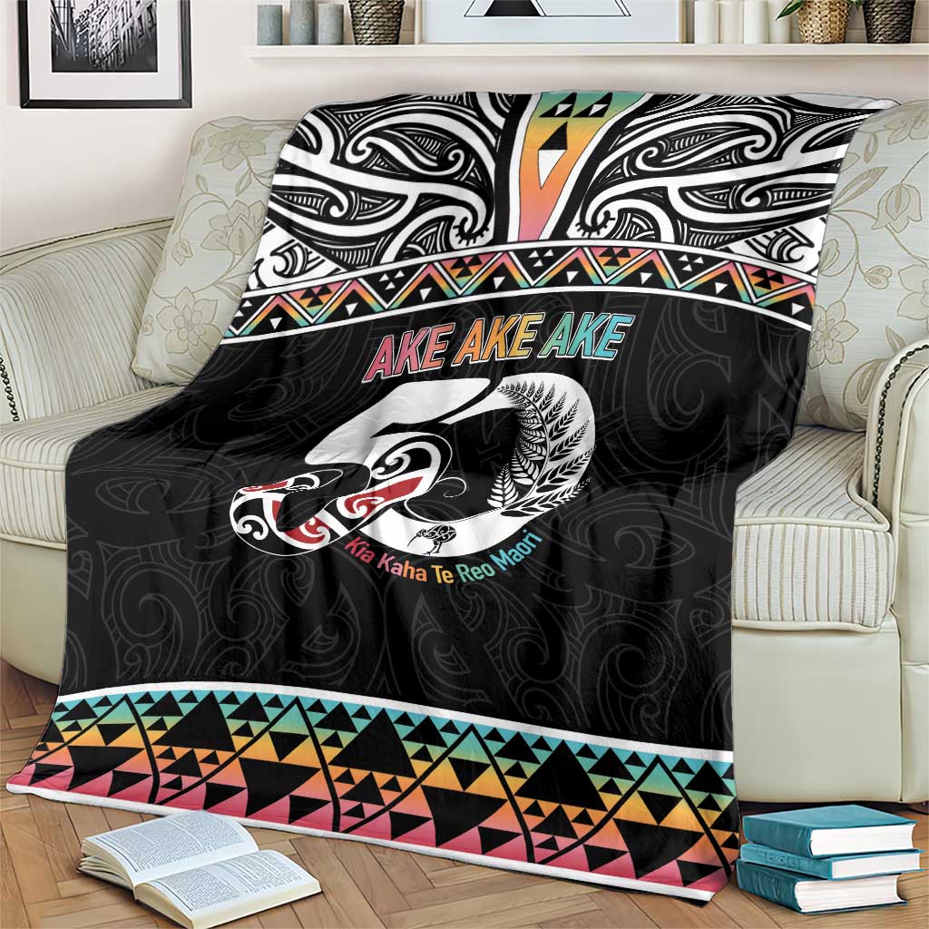 50 Years Kia Kaha Te Reo Maori Blanket Ake Ake Ake! - Polynesian Pride