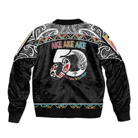 50 Years Kia Kaha Te Reo Maori Bomber Jacket Ake Ake Ake! - Polynesian Pride