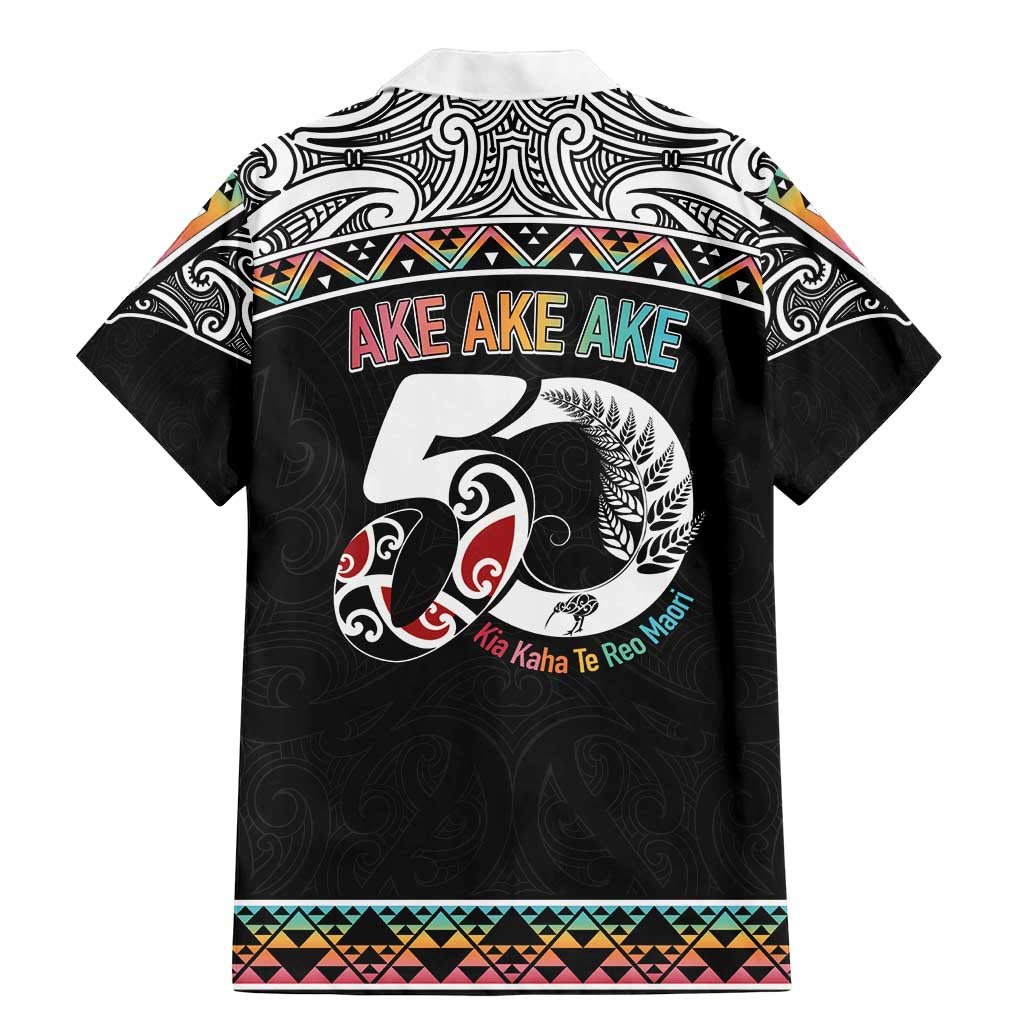 50 Years Kia Kaha Te Reo Maori Family Matching Mermaid Dress and Hawaiian Shirt Ake Ake Ake! - Polynesian Pride