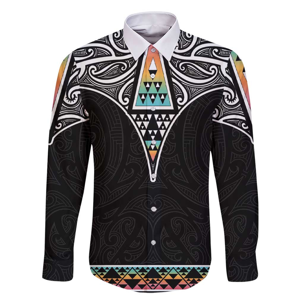 50 Years Kia Kaha Te Reo Maori Family Matching Short Sleeve Bodycon Dress and Hawaiian Shirt Ake Ake Ake! - Polynesian Pride