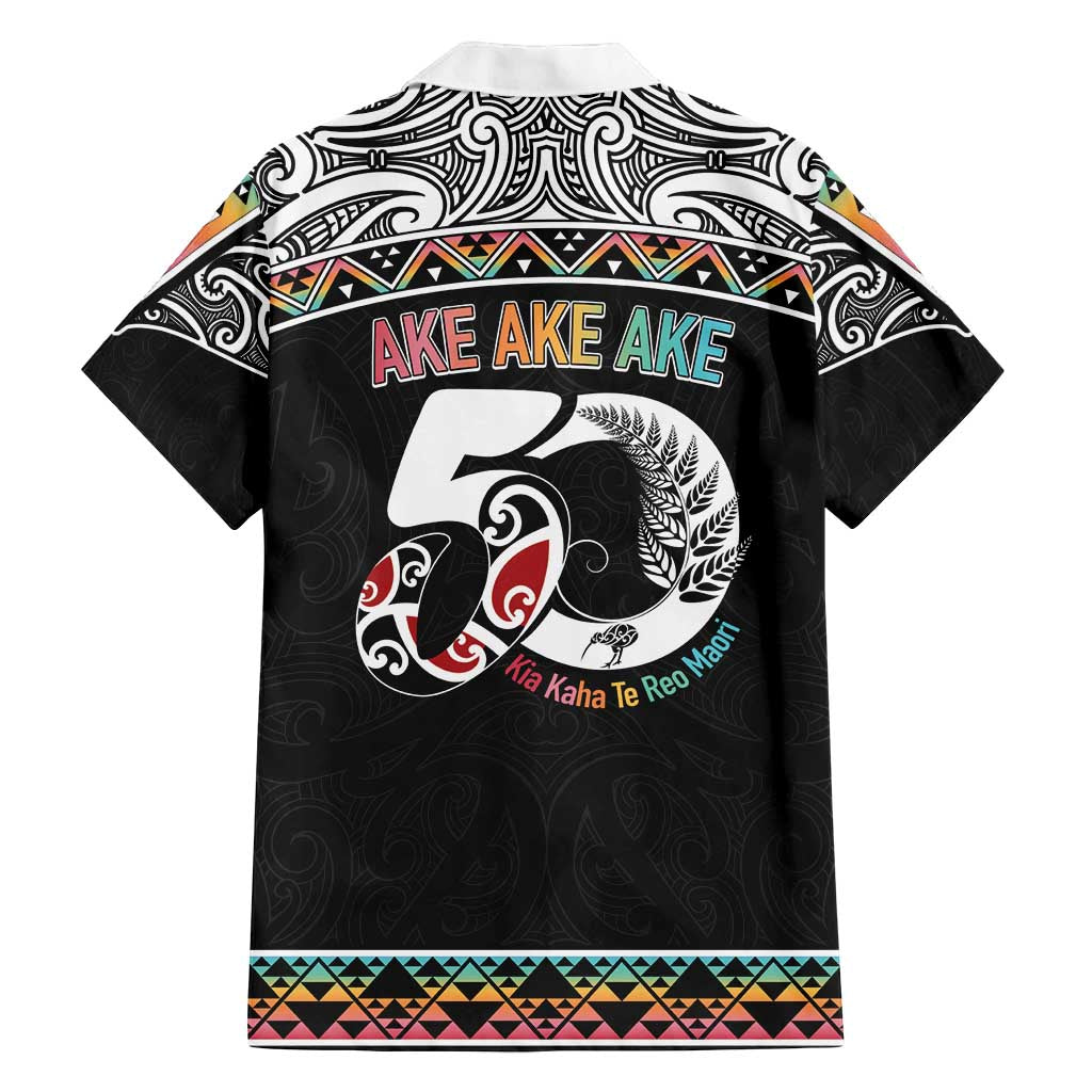50 Years Kia Kaha Te Reo Maori Family Matching Tank Maxi Dress and Hawaiian Shirt Ake Ake Ake! - Polynesian Pride