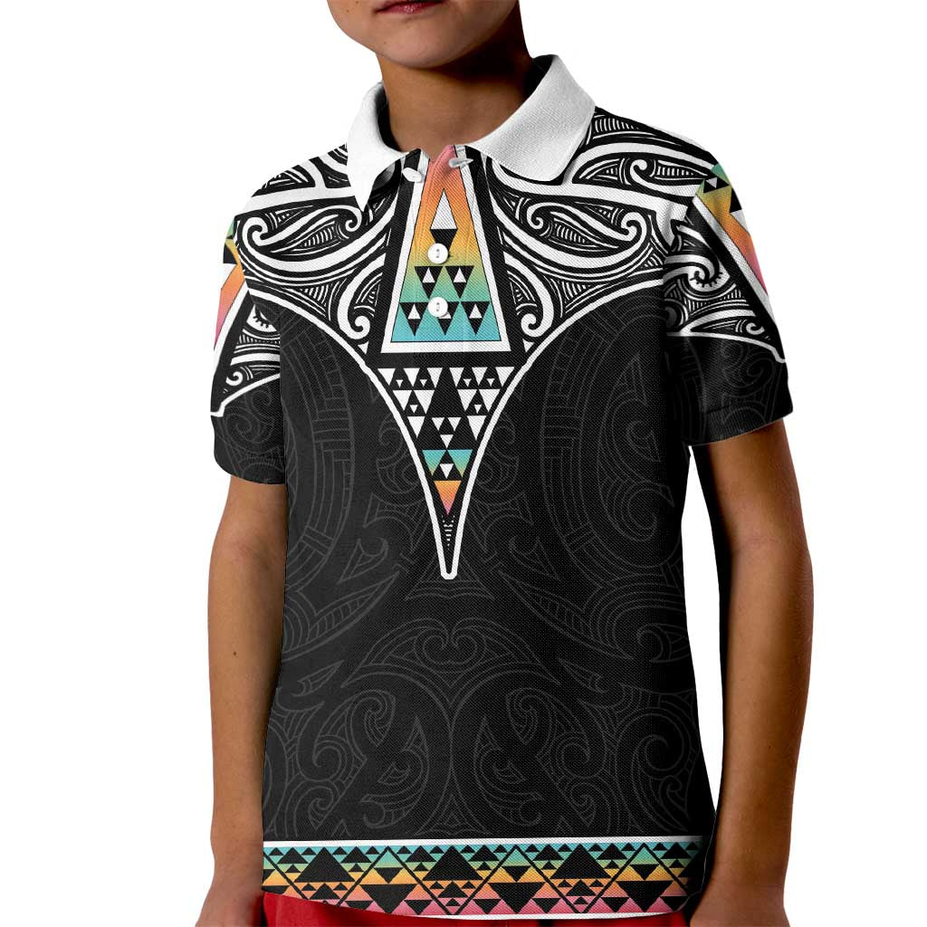 50 Years Kia Kaha Te Reo Maori Kid Polo Shirt Ake Ake Ake! - Polynesian Pride